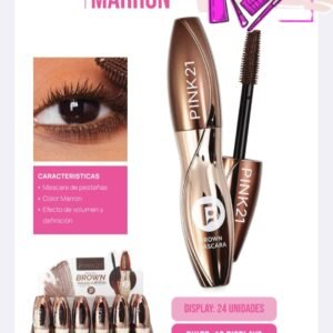 MASCARA BROWN PINK21 X 24 UNIDADES