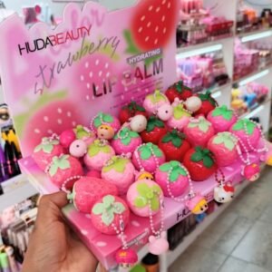 LIP BALM FRUTILLA CON LLAVERO X 24 UNIDADES