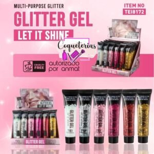 GLITTER EN GEL TEI x 24 UNIDADES