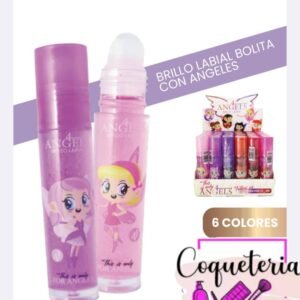 BRILLO LABIAL ROLLON 4ANGELES X 36 UNIDADES