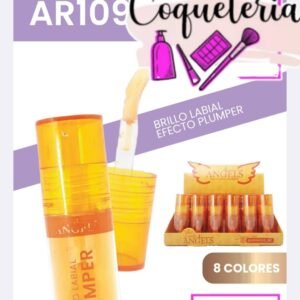 BRILLO LABIAL EFECTO PLUMPER 4ANGELES X 24 UNIDADES