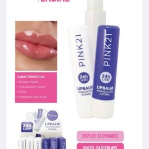 LIPBALM HIDRATACION INTENSA PINK21  X 24 UNIDADES