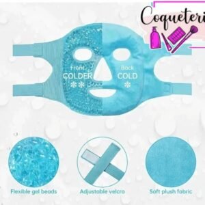 MASCARA FACIAL DE PERLAS DE GEL TERAPIA FRIO/CALOR  PARA EL ROSTRO