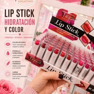 Labial en barra matte TEJAR pack X 3 unidades