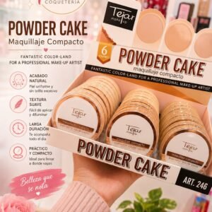 Maquillaje Compacto TEJAR pack X 3 unidades