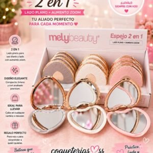 Espejo doble Cartera MELY pack X 3 unidades