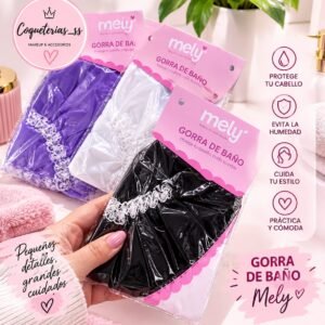 Gorro de Ducha Mely pack X 3 unidades