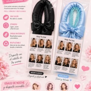 Rulos ondas sin calor pack x 3 unidades