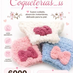 Gorro secante cabello pack X 3 unidades