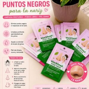 Mascarilla puntos negros pack X 3 unidades