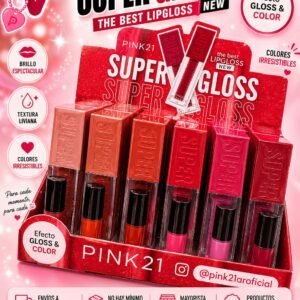 Gloss efecto color PINK21 pack X 3 unidades