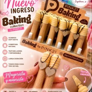 Base  llavero collection BAKING PINK21 pack X 3 unidades
