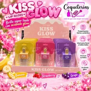 Kiss Glow Lip Gloss City Girl