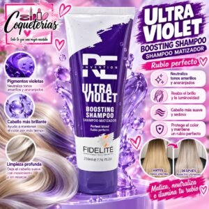 Shampoo Matizador Ultra violeta Fidelite