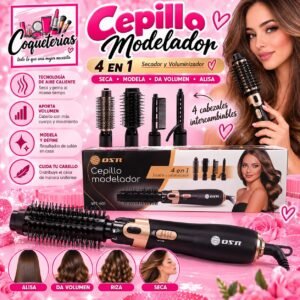 Cepillo modelador Secador y Voluminizador 4 en 1 OSR